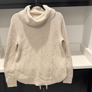 Haven Well Within Cream Cowl Neck Sweater. Size M